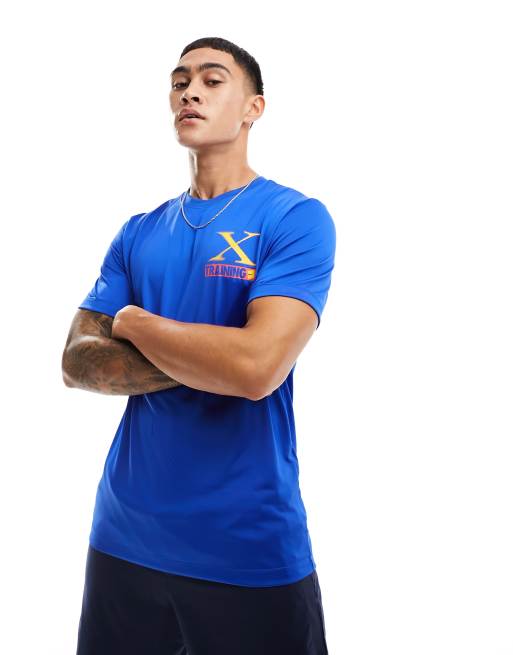 Royal blue outlet dri fit shirt