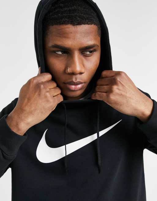 Nike Training – Dri-FIT – Czarna bluza z kapturem i logo Swoosh , 3 z 4