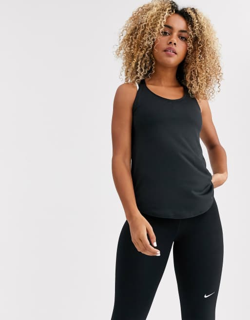 Nike elastika tank discount black