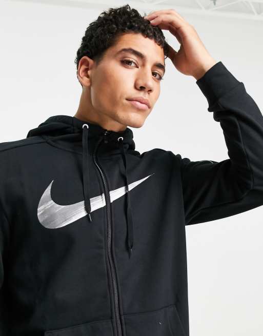 Nike Training Dri FIT Energy full zip hoodie in black