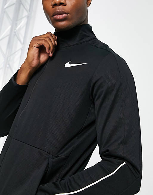 Nike Training Dri-FIT Epic Knit jacket in black | ASOS