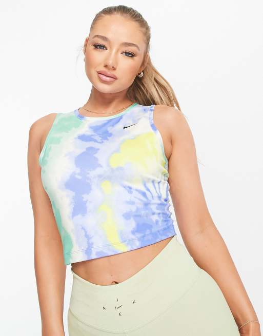 Nike tie shop dye crop top