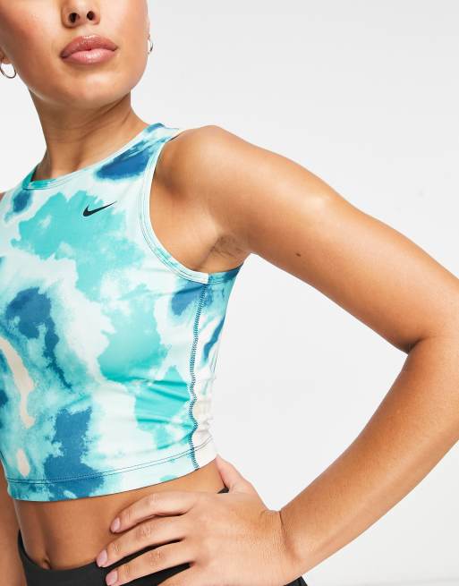 Nike tie dye shirt crop top sale