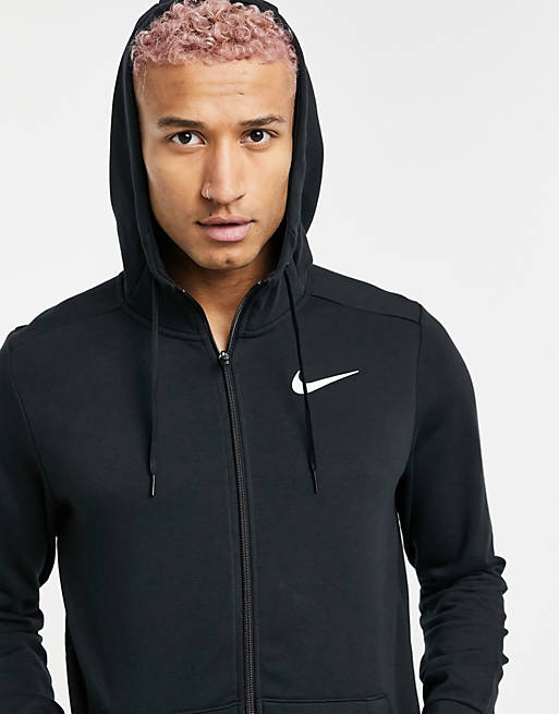 Nike Training Dri-FIT fleece hoodie in black