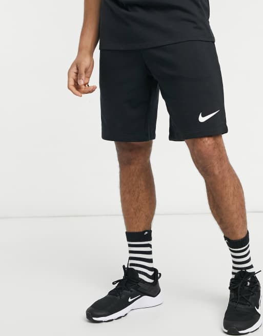 Nike Training Dri FIT fleece shorts in black ASOS