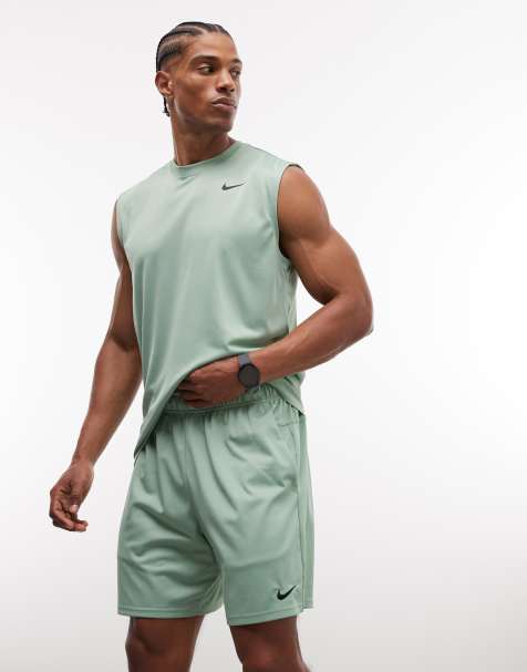 Nike Training Dri-FIT Flex 7 inch shorts in green - view 1