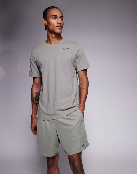 Nike Training Dri-FIT Flex 7 inch shorts in khaki - view 1