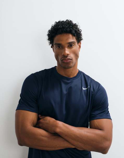 Nike Training – Dri-FIT – Flex – Marinblå t-shirt - view 1