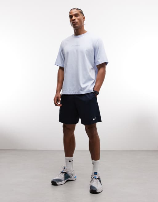 Nike Training - Dri-FIT Flex - Pantalones cortos de 7" azul marino, 2 de 5