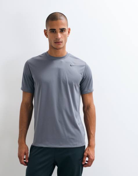 Nike Training Dri-FIT Flex T-shirt in donkergrijs - view 1