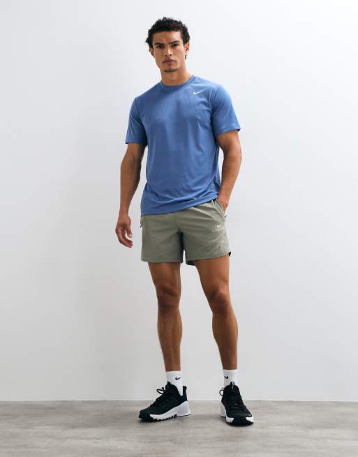 Nike Training Dri-FIT Flex T-shirt w kolorze niebieskim, 2 z 5