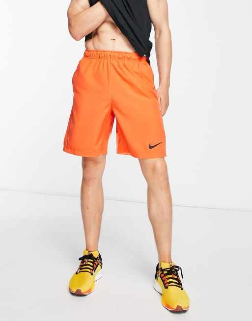 Nike dri sale fit shorts orange