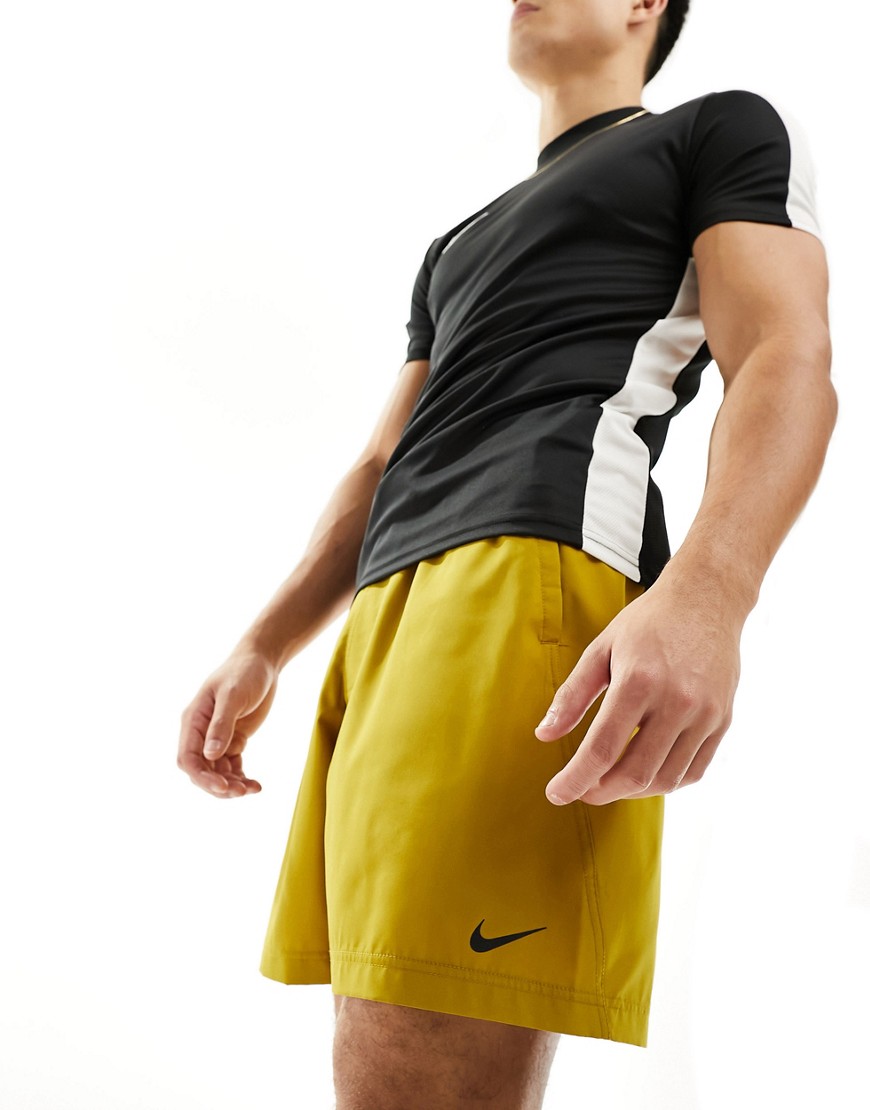 Nike Training Dri-FIT form 7in shorts in brown
