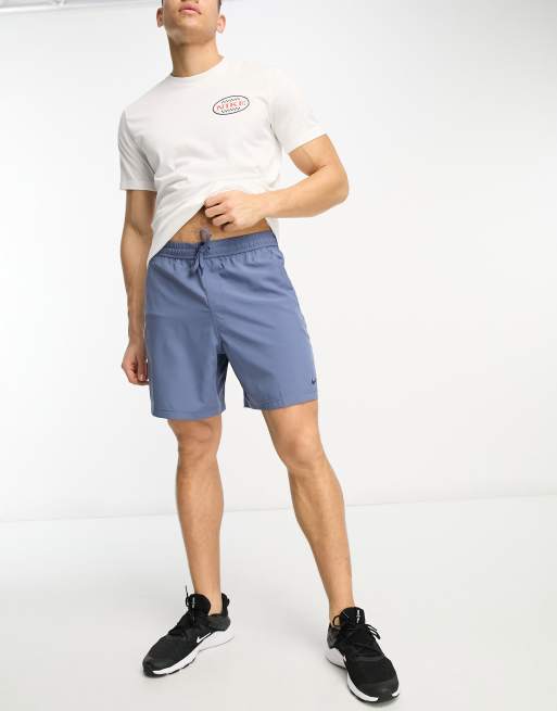 Nike Training Dri-FIT Form 7inch shorts in navy | ASOS