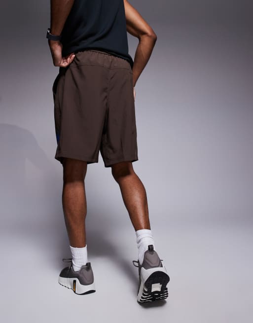 Nike Training Dri-FIT Form 9-inch shorts in brown, 4 of 5
