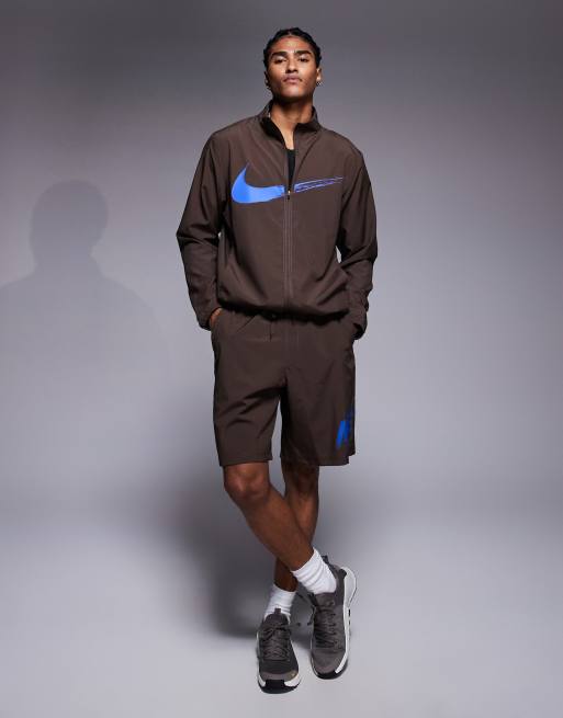 Nike Training Dri-FIT Form jacket in brown, 2 of 4