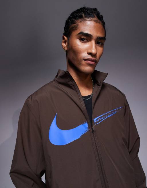 Nike Training Dri-FIT Form jacket in brown | ASOS