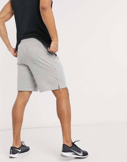 Nike Training – Dri-Fit – Grå bomulssshorts, 2 av 4