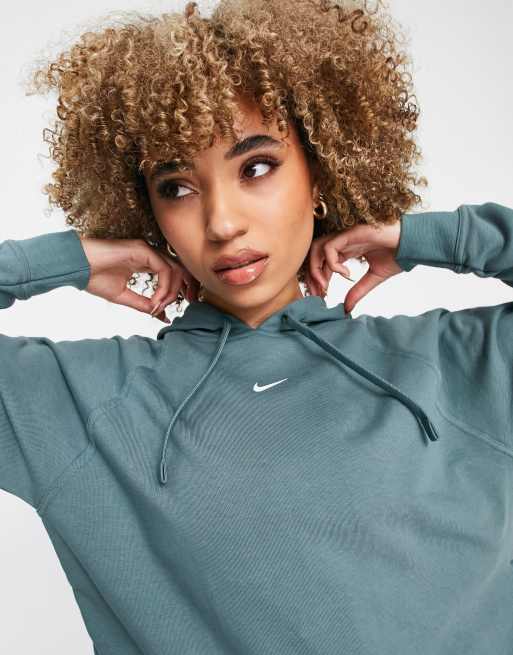 Nike Training Dri-FIT Graphic hoody in mint green | ASOS