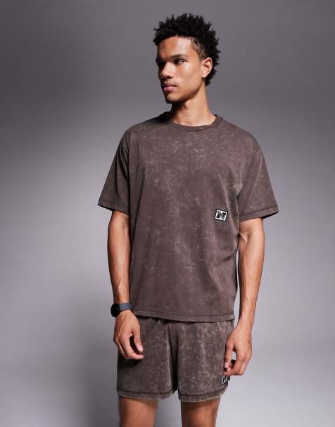 Nike Training Dri-FIT Heritage t-shirt in brown