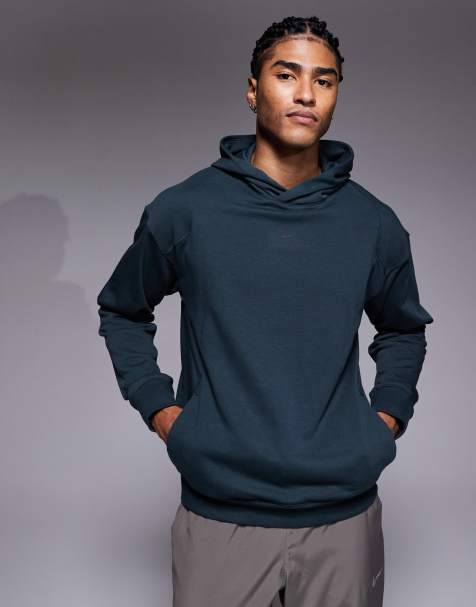 Nike Training Dri-FIT hoodie in dark green - view 1