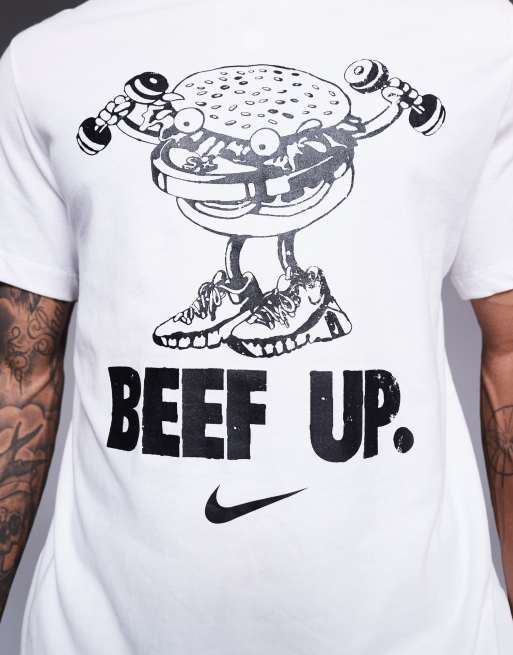 Nike Training - Dri-FIT - Hvid T-shirt med grafik, 4 af 4