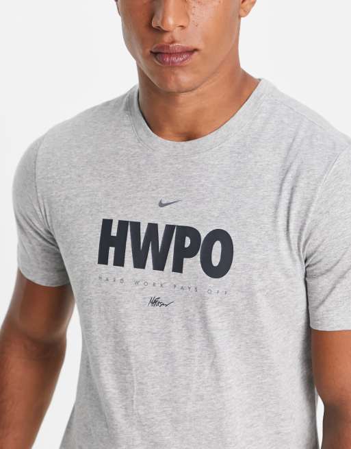 Nike Dri-FIT HWPO t-shirt in light ASOS