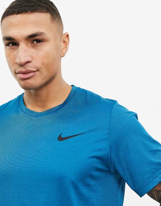 Nike dri fit blue t outlet shirt