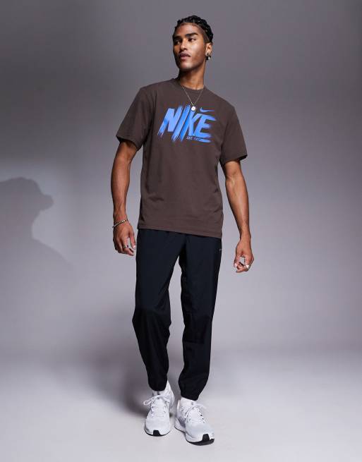 Nike training Dri-FIT Hyverse t-shirt in brown
