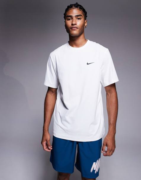 Nike Training – Dri-FIT Hyverse UV – Biały T-shirt - view 1