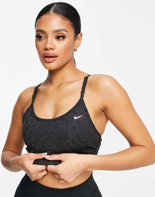 Nike Training leopard print bra