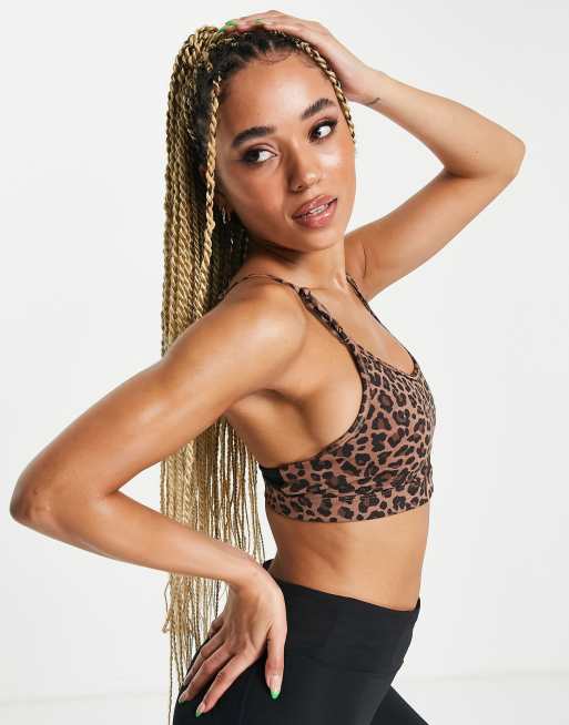 Leopard print sale nike sports bra