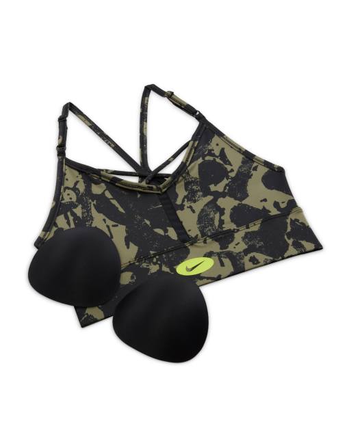 Nike Women's Green Sports Bras & Underwear on Sale