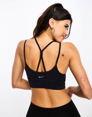 Nike Dri-fit Indy Sports Bra In Black