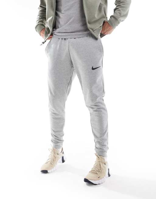 Nike Training - Dri-FIT - Joggers affusolati grigio chiaro, 5 di 5