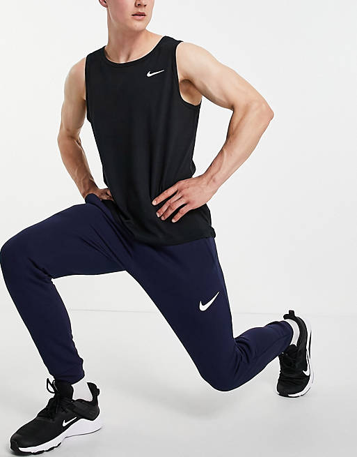 Nike Training Dri-FIT joggers in navy