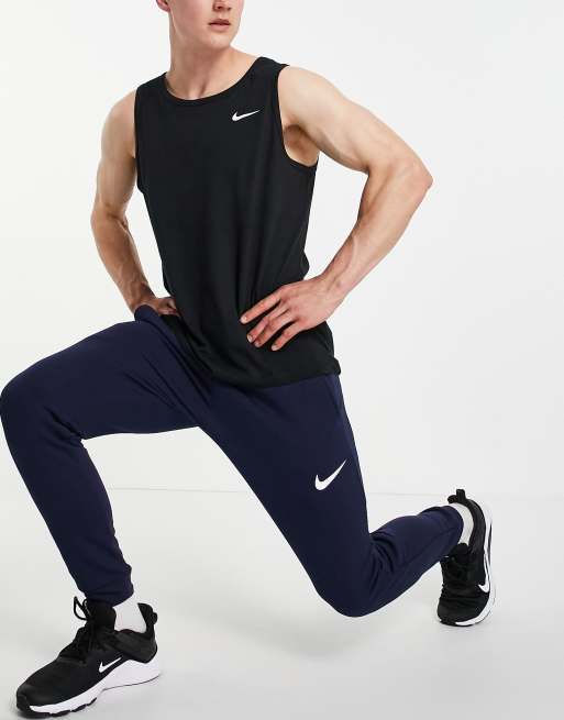 Nike dri discount fit joggers navy