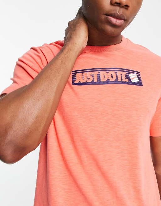 nike just do it shirts orange