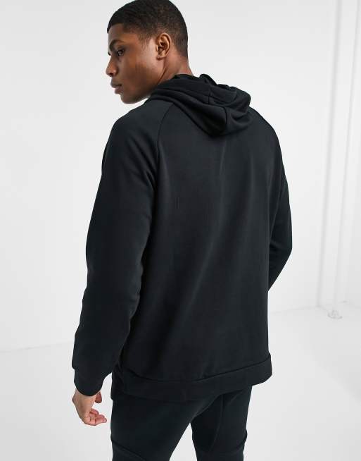 Nike Training – Dri-FIT – Kapuzenpullover in Schwarz mit Swoosh , 2 von 4