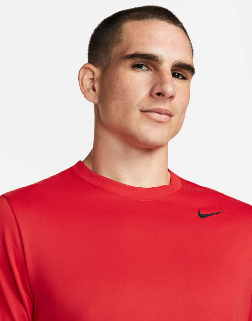 Nike Training Dri-FIT Legend t-shirt in red, 2 of 4