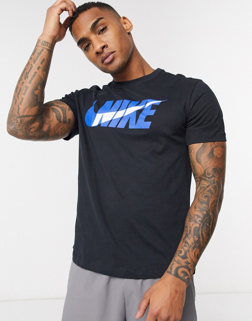 Nike Training Dri-Fit logo t-shirt in black