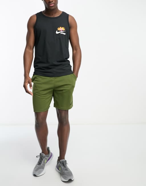 Nike Training Dri-FIT Logo tank top in black, 2 of 4