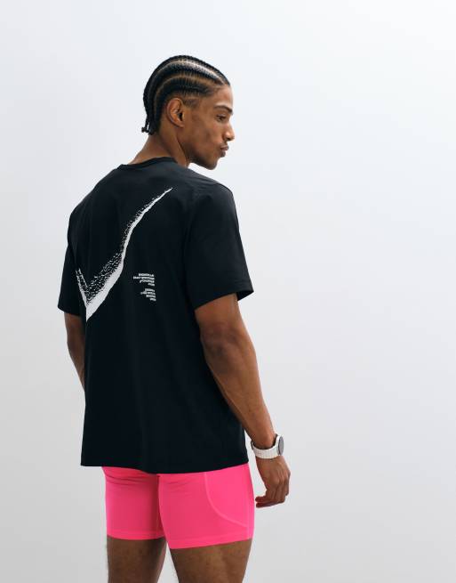 Nike Training DRI-Fit long shorts in pink, 3 of 5