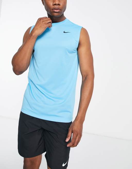 Nike Training – Dri-Fit – Niebieski T-shirt