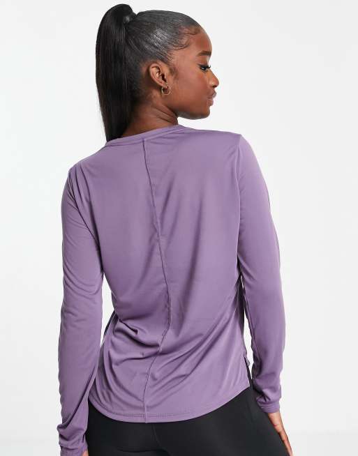 Purple dri fit hot sale long sleeve shirt