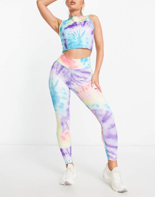 Tie dye 2025 nike leggings