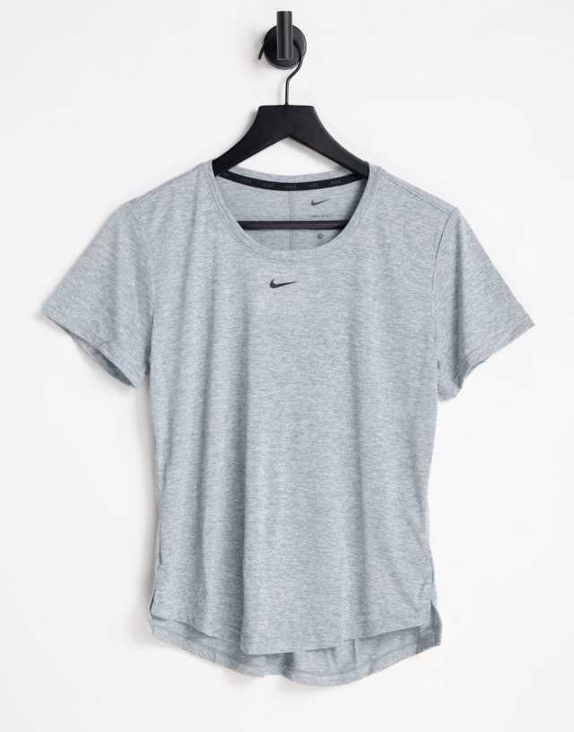 Nike Training Dri-FIT One T-shirt in gray heather