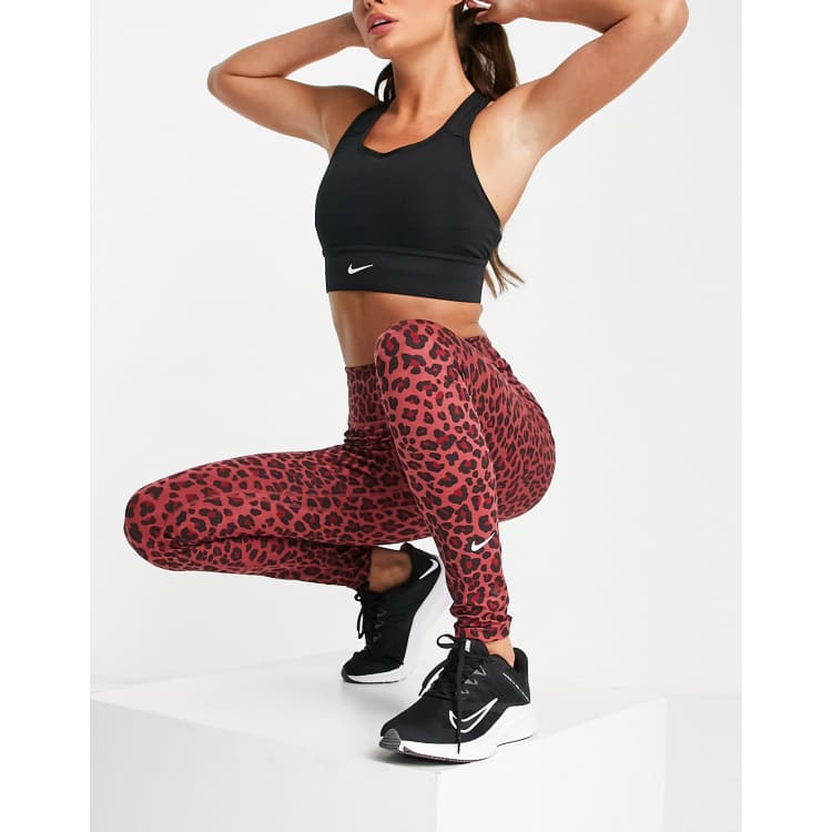 Buy Nike Women's Racer Dri-FIT Leopard-Print Capri Leggings