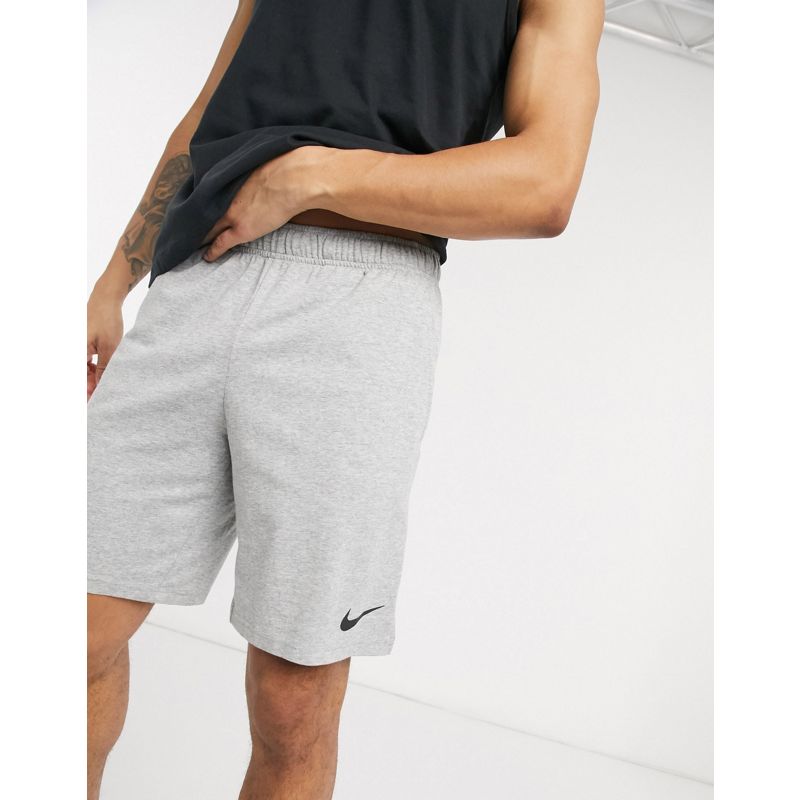 Palestra e allenamento Activewear Nike Training - Dri-Fit - Pantaloncini in cotone grigio 