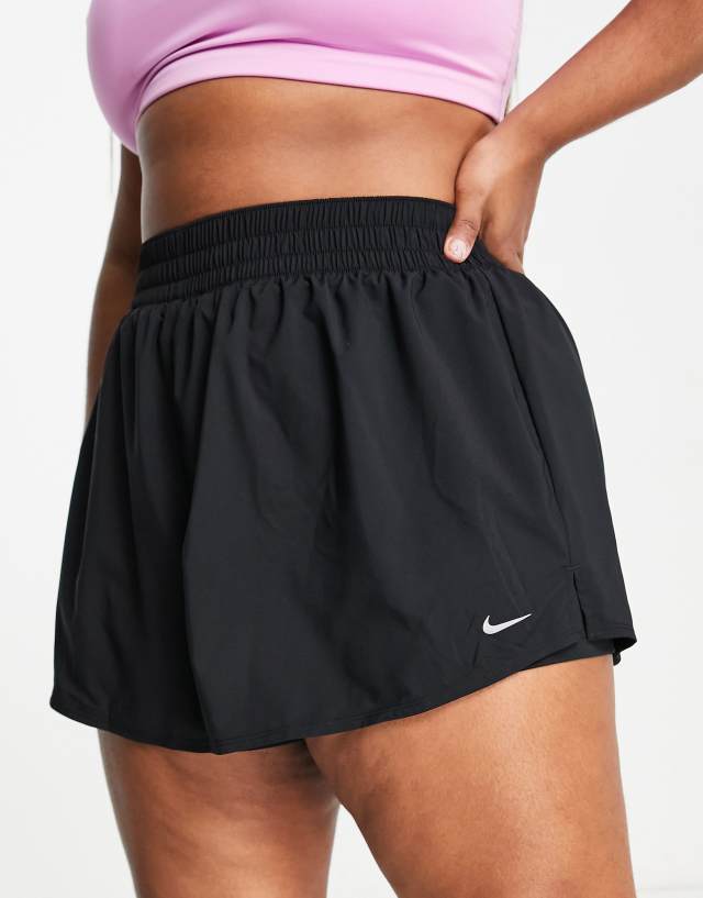 Nike Training Dri-FIT Plus 3inch 2in1 shorts in black